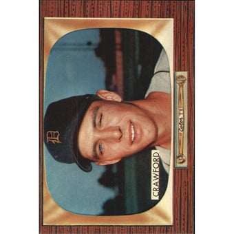 1955 Bowman #121 Rufus Crawford RC