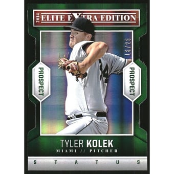 2014 Elite Extra Edition Prospects Status Emerald #2 Tyler Kolek