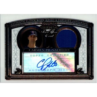 2005 Bowman Sterling #CPP C.Pignatiello AU Jsy A RC