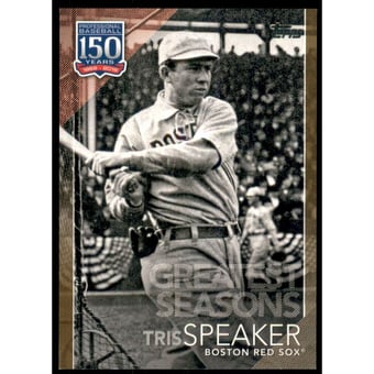 2019 Topps 150 Years of Professional Baseball Greatest Seasons Gold #GS5 Tris Speaker