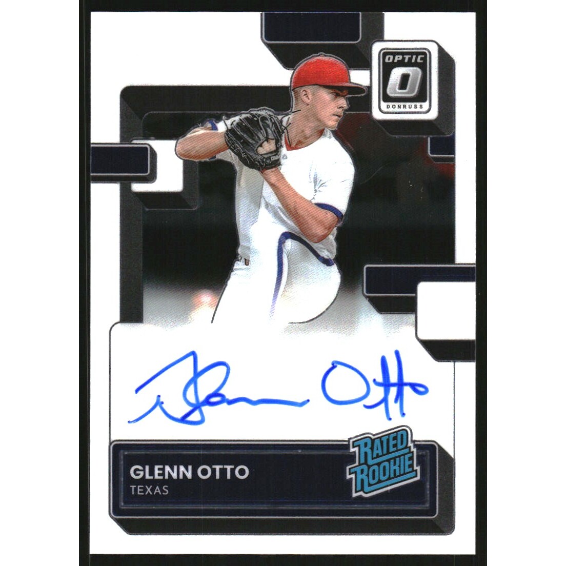 2022 Donruss Optic Rated Rookies Signatures #22 Glenn Otto. rookie card picture