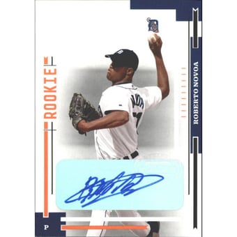 2004 Throwback Threads Signature Marks #235 Roberto Novoa ROO/200