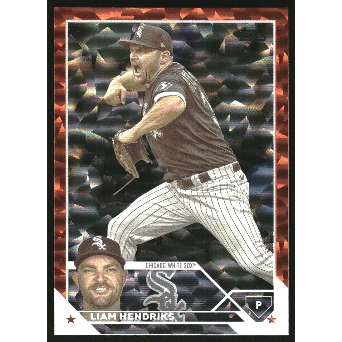 2023 Topps Orange Foil #175 Liam Hendriks. rookie card picture