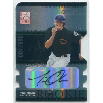 2003 Donruss Elite Extra Edition Turn of the Century Autographs #11 Tim Olson