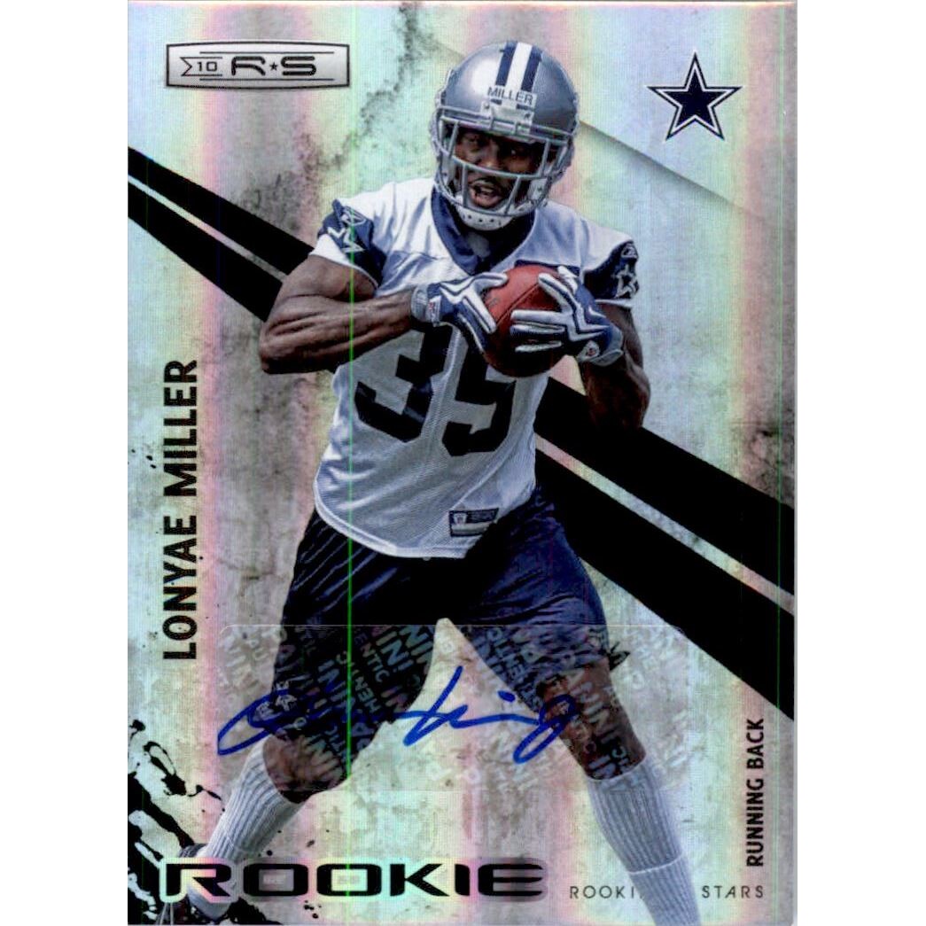 2010 Rookies and Stars Rookie Autographs Holofoil #218 Lonyae Miller