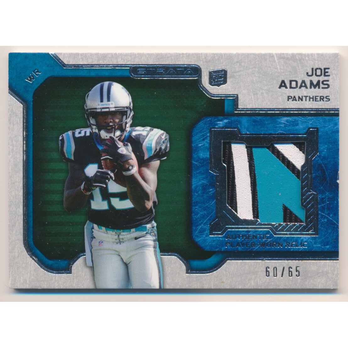 2012 Topps Strata Rookie Jerseys Green Patch #RRJA Joe Adams