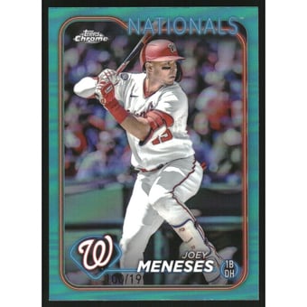 2024 Topps Chrome Aqua Refractors #242 Joey Meneses