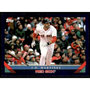 2019 Topps Archives Purple #211 J.D. Martinez