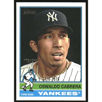 2025 Topps Heritage Bicentennial #534 Oswaldo Cabrera