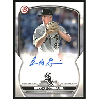 2023 Bowman Prospect Autographs #PPABG Brooks Gosswein