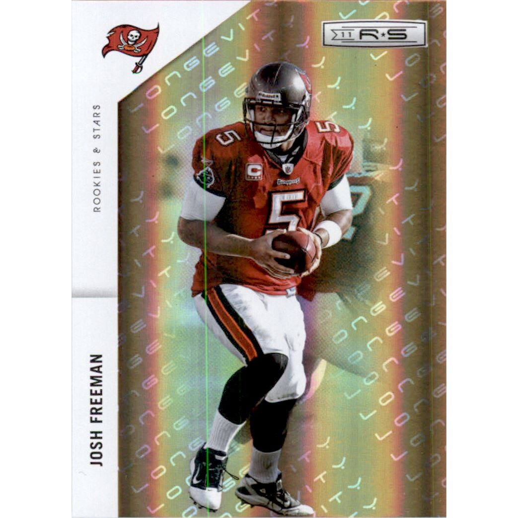 2011 Rookies and Stars Longevity Parallel Gold #138 Josh Freeman