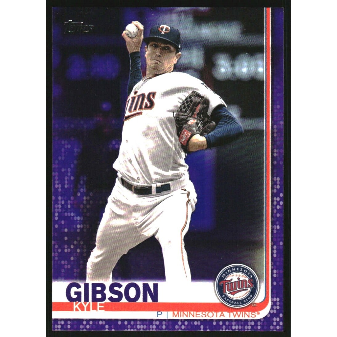2019 Topps Meijer Purple #597 Kyle Gibson. rookie card picture