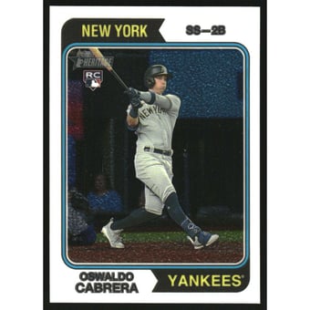 2023 Topps Heritage Chrome #135 Oswaldo Cabrera