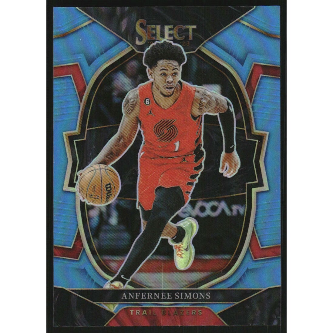 2022-23 Select Prizms Light Blue #42 Anfernee Simons
