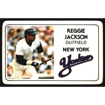 1981 Perma-Graphic Credit Cards #7 Reggie Jackson