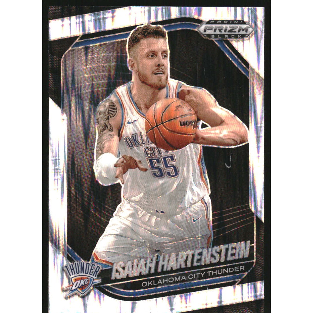 2024-25 Panini Prizm Black Prizms Skewed #118 Isaiah Hartenstein