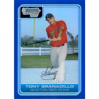 2006 Bowman Chrome Prospects Blue Refractors #BC82 Tony Granadillo