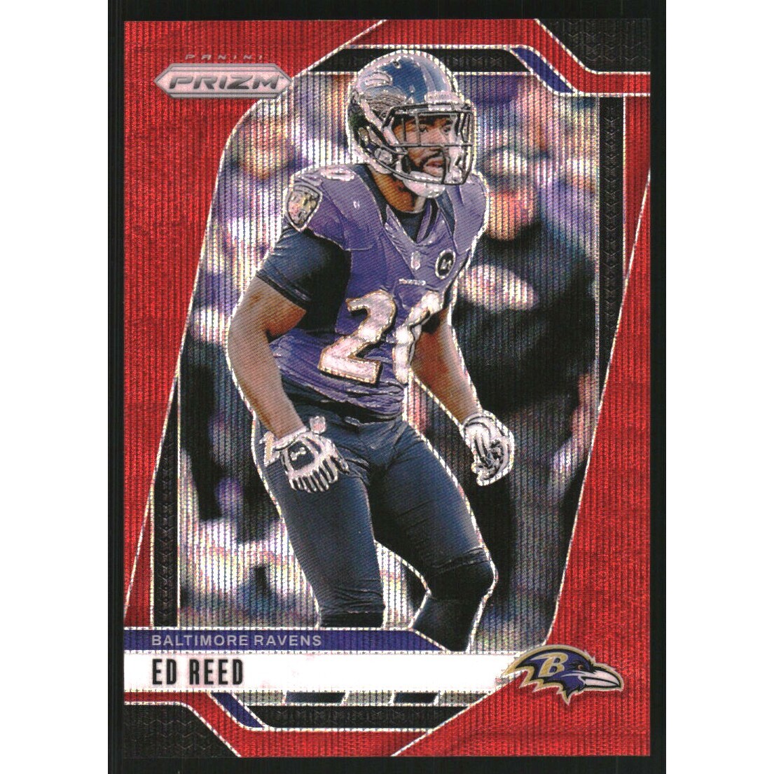 2024 Panini Prizm Prizms Red Wave #27 Ed Reed