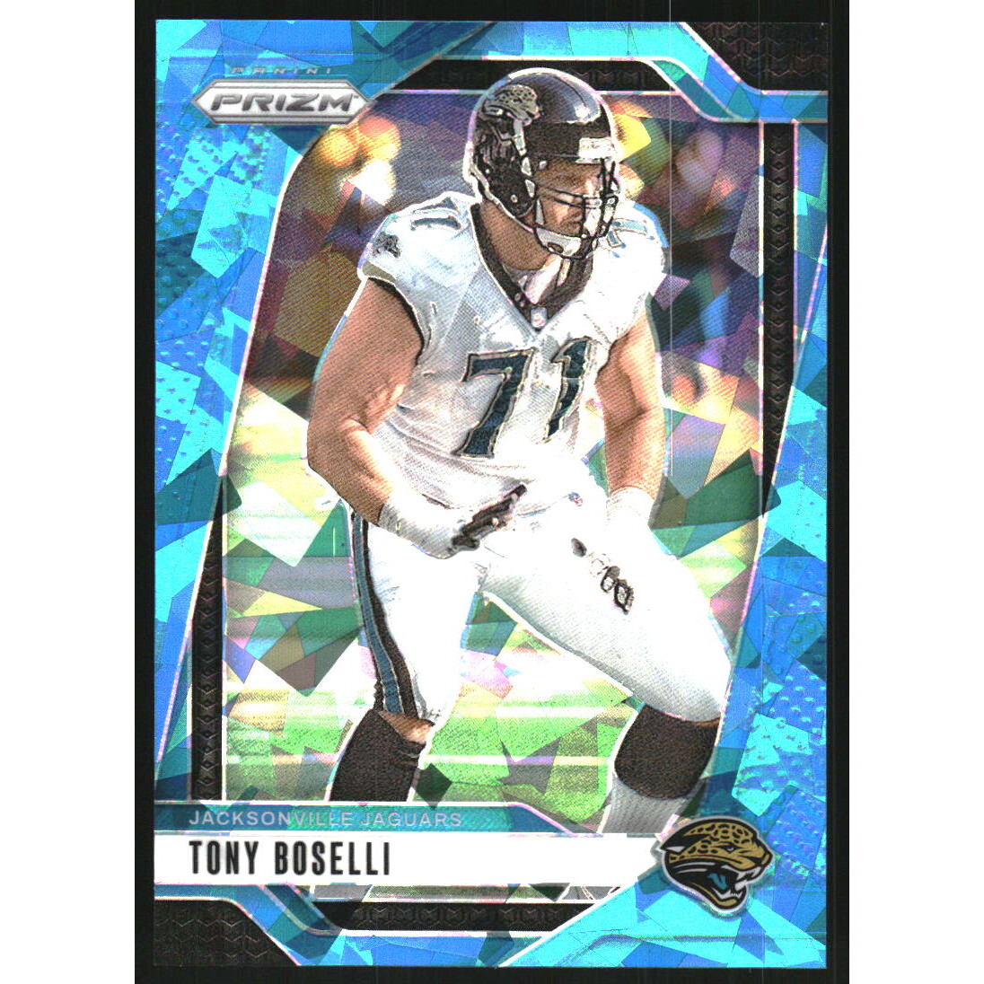 2024 Panini Prizm Prizms Blue Ice #137 Tony Boselli