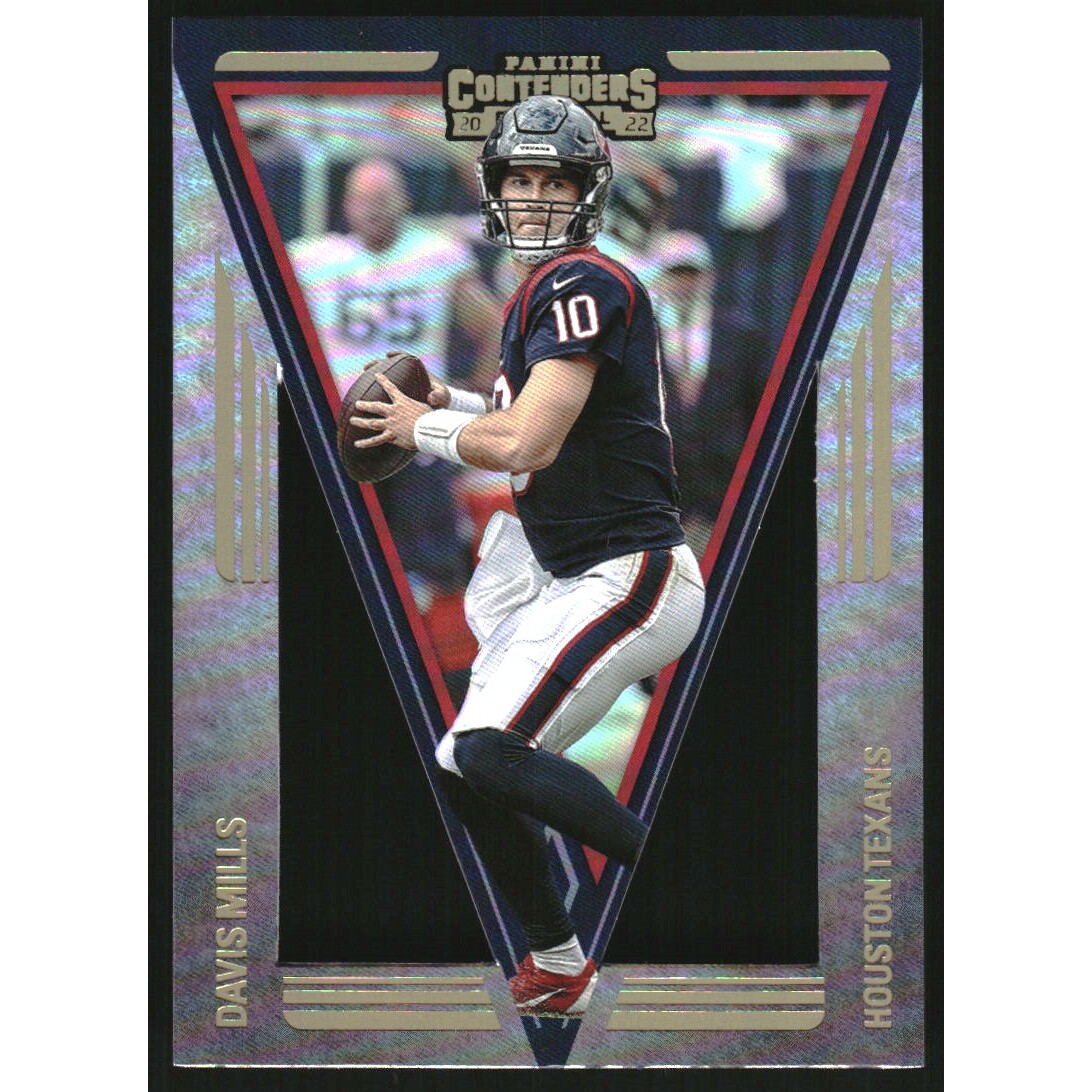 2022 Panini Contenders Contenders Pennants #12 Davis Mills 2022 Panini Contenders Contenders Pennants #12 Davis Mills