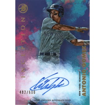 2021 Bowman Inception Autographs #PAAG Antonio Gomez/600