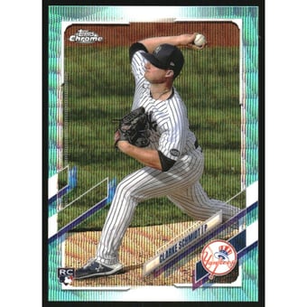 2021 Topps Chrome Aqua Wave Refractors #115 Clarke Schmidt