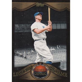 2009 Topps Target Legends Gold #LLG5 Lou Gehrig