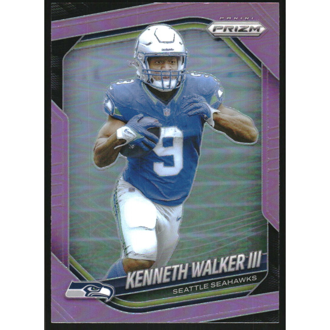 2025 Panini Prizm Prizms Pink #272 Kenneth Walker III