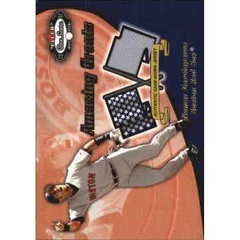 2002 Fleer Box Score Amazing Greats Single Swatch #5 Nomar Garciaparra