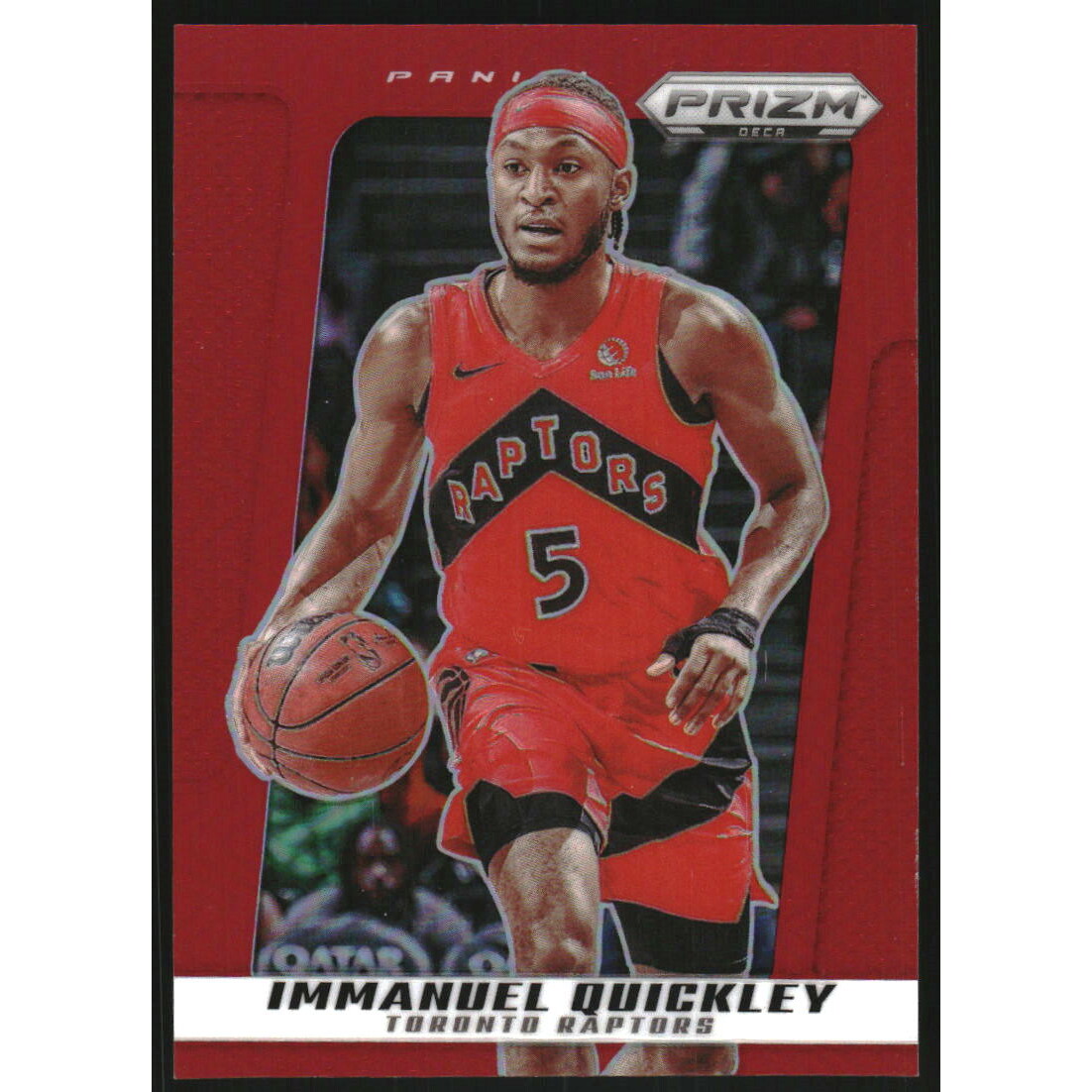 2024-25 Prizm Deca Prizms Red #149 Immanuel Quickley