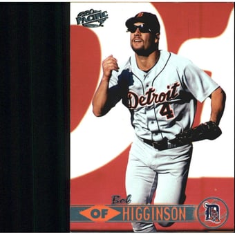 1999 Pacific Platinum Blue #166 Bob Higginson