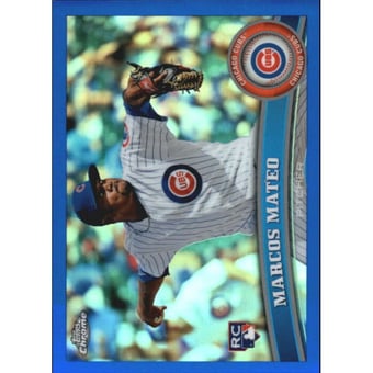 2011 Topps Chrome Blue Refractors #179 Marcos Mateo