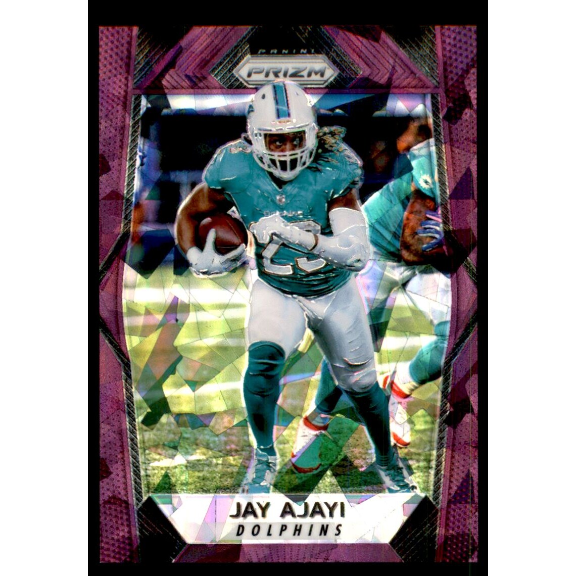2017 Panini Prizm Prizms Purple Crystals #23 Jay Ajayi. rookie card picture