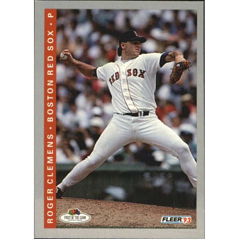1993 Fleer Fruit of the Loom #12 Roger Clemens