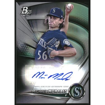 2022 Bowman Platinum Top Prospects Autographs #TOP23 Michael Morales