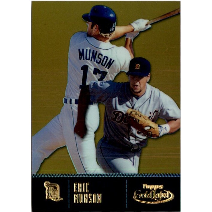 2001 Topps Gold Label Class 3 Gold #31 Eric Munson