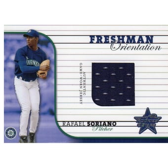 2002 Leaf Rookies and Stars Freshman Orientation #7 Rafael Soriano Jsy