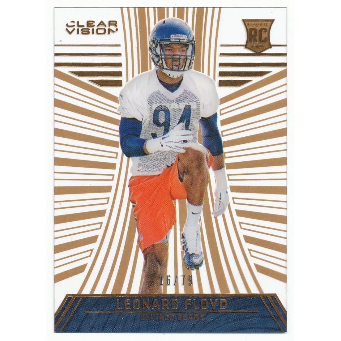 2016 Panini Clear Vision Bronze #117 Leonard Floyd L1