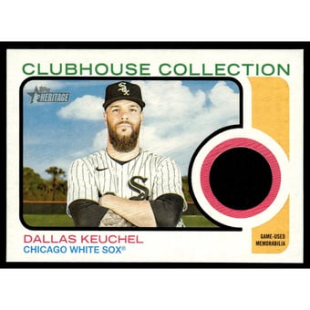 2022 Topps Heritage Clubhouse Collection Relics #CCDK Dallas Keuchel