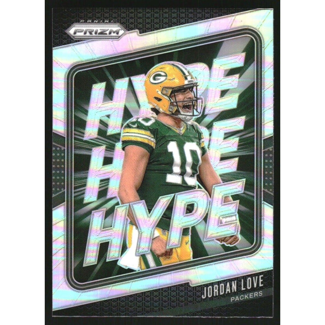 2024 Panini Prizm Hype Prizms Silver #2 Jordan Love. rookie card picture