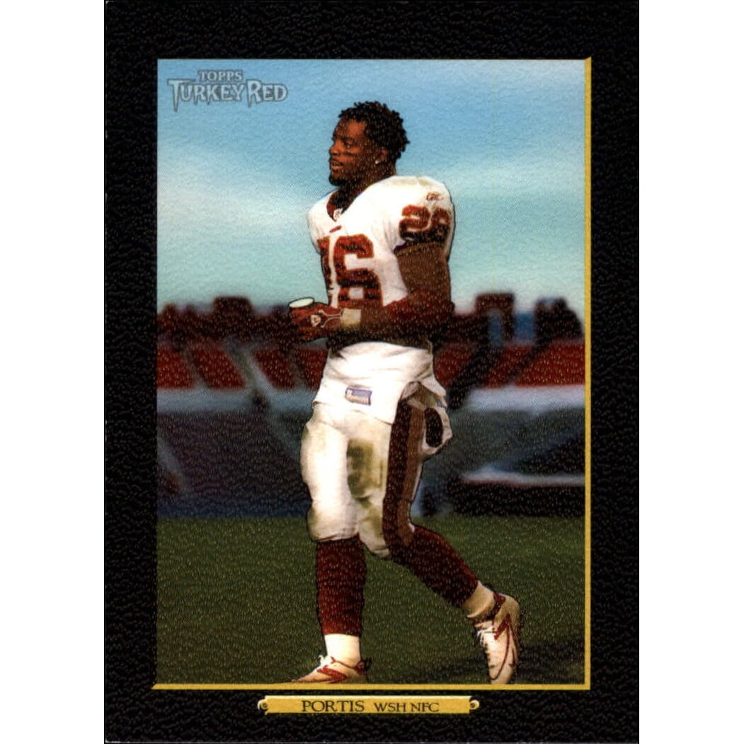 2006 Topps Turkey Red Black #103 Clinton Portis. rookie card picture