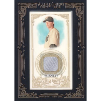 2012 Topps Allen and Ginter Relics #AB A.J. Burnett