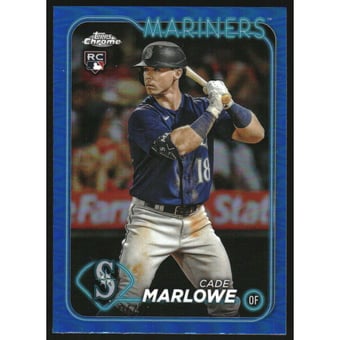 2024 Topps Chrome Blue Refractors #266 Cade Marlowe