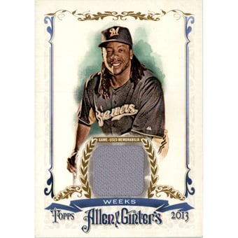 2013 Topps Allen and Ginter Relics #RW Rickie Weeks