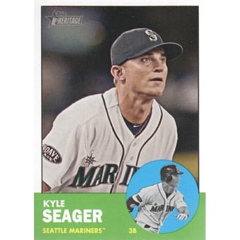 2012 Topps Heritage #466 Kyle Seager SP