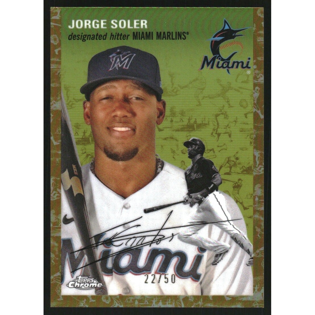 2023 Topps Chrome Platinum Anniversary Platinum Toile Cream Gold Refractors #296 Jorge Soler