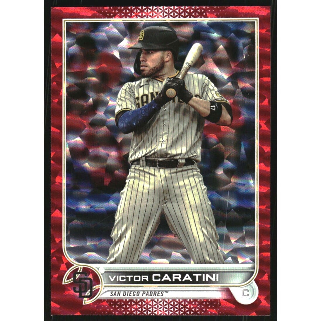 2022 Topps Red Foilboard #385 Victor Caratini