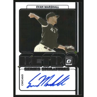 2021 Donruss Optic Retro Signature Series #27 Evan Marshall
