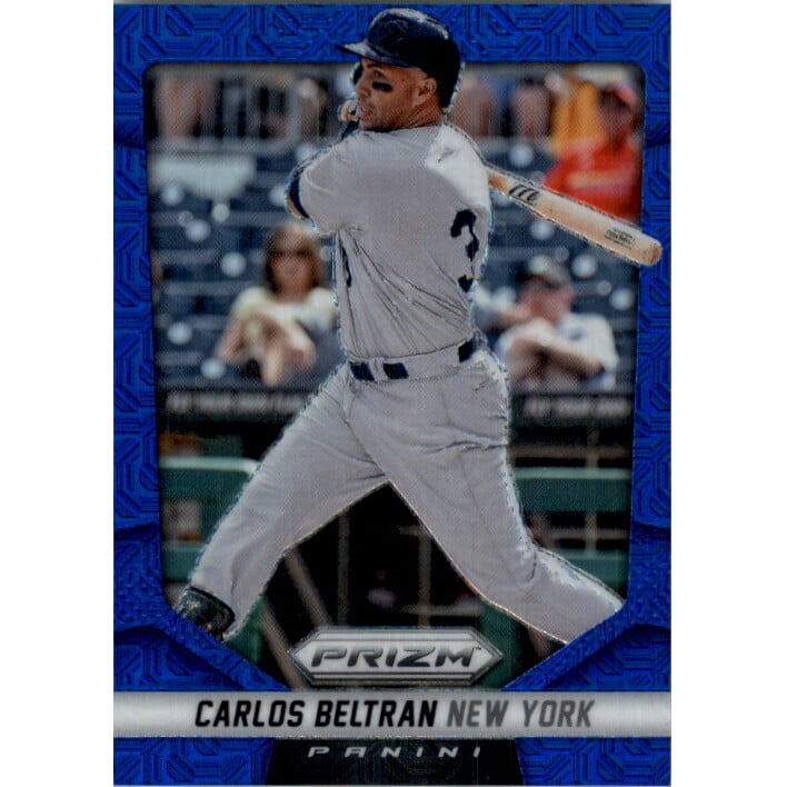 2014 Panini Prizm Prizms Blue Mojo #91 Carlos Beltran. rookie card picture