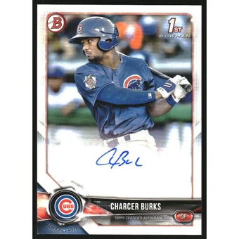 2018 Bowman Prospect Autographs #PACB Charcer Burks